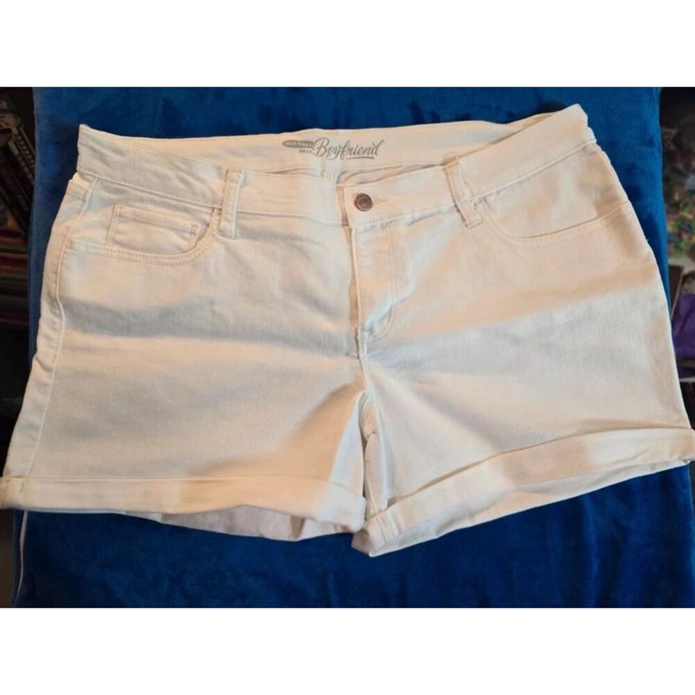 Old Navy denim shorts, white 14